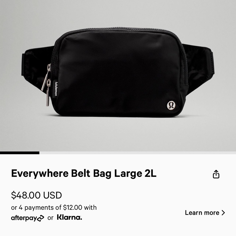 Lululemon everywhere belt bag